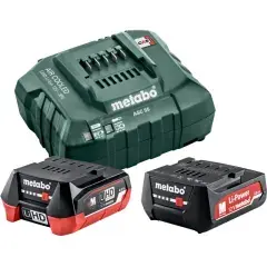 Pack énergie 12V batterie 4Ah + batterie 2Ah + chargeur – METABO – 685302000 Nouveauté