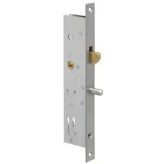Vente Directe Serrure monopoint à larder cylindre européen profil étroit à mentonnet Série 28 largeur 25mm – METALUX – F128250000