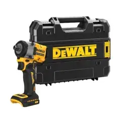 Boulonneuse à chocs 1/2‘‘ 18V XR BRUSHLESS (sans batterie ni chargeur) + coffret T-STAK - DEWALT - DCF922NT-XJ Prix Réduit