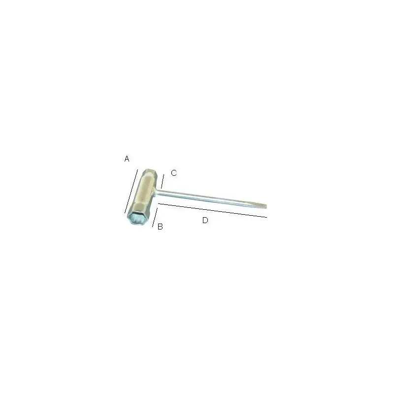 Clé à bougie d‘allumage à manche tournevis 13x16mm Acheter Direct