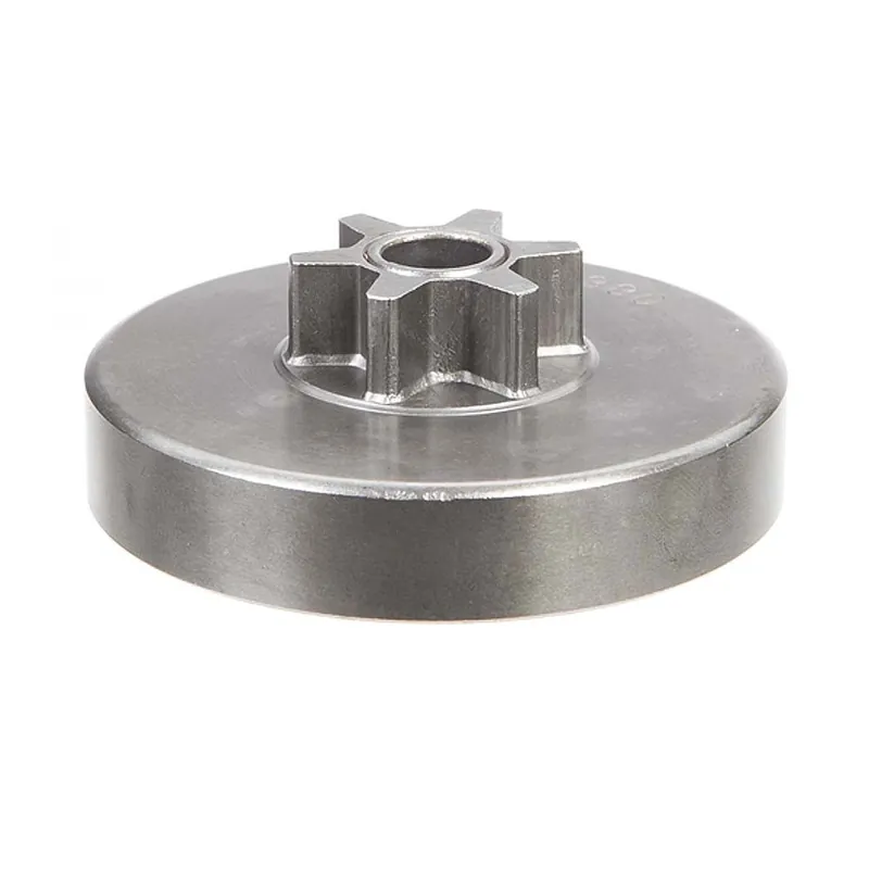 Petit Prix Pignon pour tronçonneuse Dolmar, Poulan 3/8&Prime; LP. 6 dents. Hauteur cloche 14,4 mm