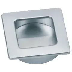 Top Vente Poignée à encastrer carré 40x40mm zamak chromé mat – CADAP – 00369/37S