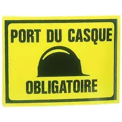Panneau porte casque obligatoire 300x200mm – NOVAP – 4304342.UNITE Vente Directe