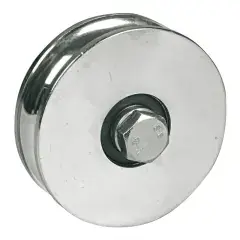 Nouvelle Collection Roue à gorge ronde D 140x32mm vis 16x70mm gorge 20mm charge 600kg – AVL – 916140A/2