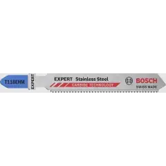 Lame de scie sauteuse T 118 EHM Expert Stainless Steel pack de 03 – BOSCH – 2608900562 Nouveauté
