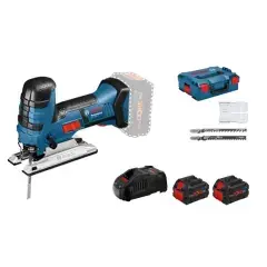 Scie sauteuse 18V GST 18 V-LI S + 2 batteries Procore 8Ah + chargeur + Coffret L-Boxx – BOSCH – 06015A510H Expédition Rapide