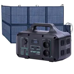 Prix Promo Pack station énergie portative IZYWATT 800 + panneau solaire 160W pliant – ORIUM – 39216
