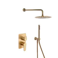 Acheter En Ligne Ensemble mitigeur bain-douche à encastrer ALEXIA K3615021OC monocommande or brossé – RAMON SOLER – 36D302894