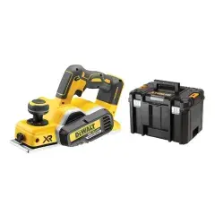 Rabot XR 18V (sans batterie ni chargeur) + coffret T-STAK – DEWALT – DCP580NT-XJ Vente Directe