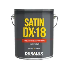 Vente Flash Peinture Finitions Glycero Satin DX18 intérieure / extérieure 1L – DURALEX – 106100211