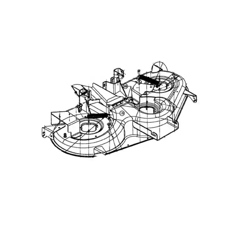 Plateau de coupe tracteur Cub cadet 683-04110CS Nouvel Arrivage