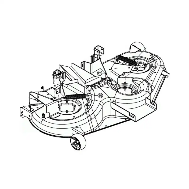 Plateau de coupe Cub Cadet CC 1024 – 683-04740 Dernier Modèle