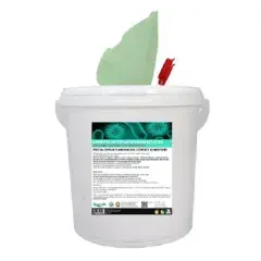 Pas Cher Seau de 145 lingettes nettoyantes désinfectantes virucides et bactéricides – SANEOLE – SADFL-L