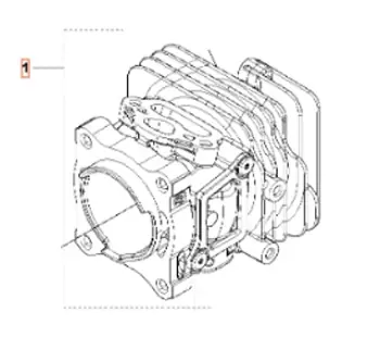 Commander Maintenant Cylindre Husqvarna T525