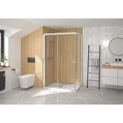 Paroi de douche SUPRA III A 70cm accès d’angle coulissant droite fixe gauche – KINEDO – PA1580BTNG Acheter Direct