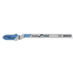 Lame de scie sauteuse T 118 EOF Flexible for Metal – BOSCH – 2608634237 Soldes