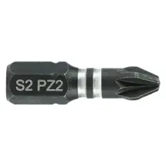 Boite de 25 embouts à chocs impact PZ2 25mm – HANGER – 133028 Expédition Rapide