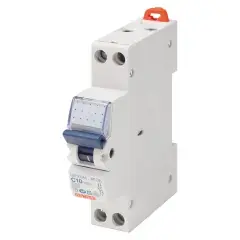 Prix Promo Disjoncteur 16A courbe C Phase + neutre – GEWISS – GW90607