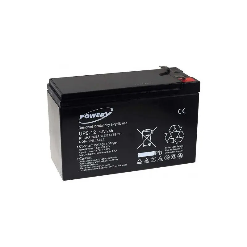 Batterie 12V 9Ah pour autoportée et tracteur tondeuse Top Vente