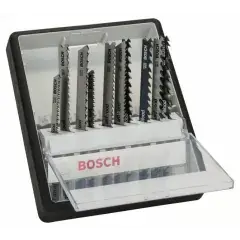 Must-Have Kit de 10 lames de scie sauteuse Wood Expert, Robust line – BOSCH – 2607010540