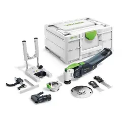 Livraison Express Scie oscillante 18V Vecturo OSC 18 E-Basic-Set (sans batterie ni chargeur) + coffret Systainer + accessoires – FESTOOL – 576592
