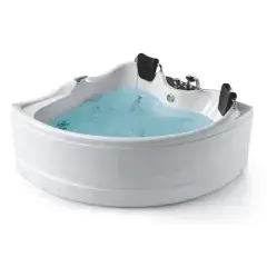 Baignoire balnéo d‘angle VENISE 150 ICONFORT 2 places droite – THALASSOR – VENISE150D-IC Petit Prix