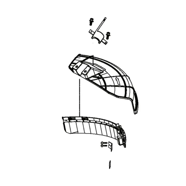 Support De Bouclier Du Kit De Service 5014243-09 Prix Réduit