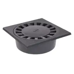 Siphon de sol faible hauteur 15×15 cm gris foncé – NICOLL – SC456 Remise