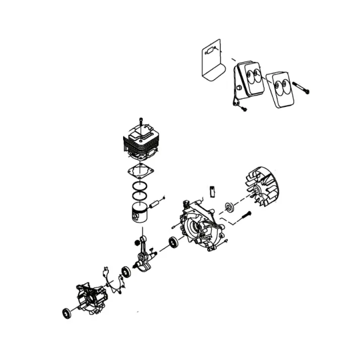 Nouvelle Collection Kit De Service Bloc Court Moteur 5014243-15