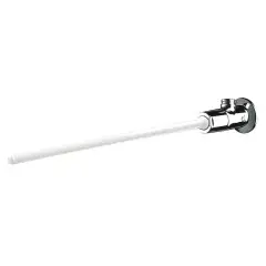 Robinet poussoir temporisé de lavabo TEMPOGENOU commande fémorale équerre – DELABIE – 734100 Meilleur Choix