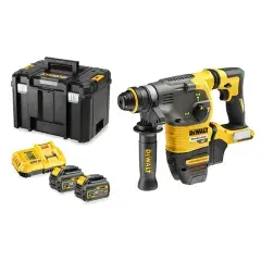 Achat Immédiat Perforateur-burineur SDS Plus 54V + 2 batteries 6Ah + chargeur + coffret TSTAK – DEWALT – DCH333T2