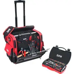 Expédié Aujourd&rsquo;hui Trolley textile 33L de 100 outils de maintenance – SAM OUTILLAGE – CP-100-BAG7N