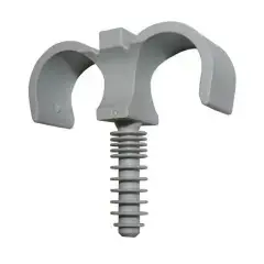 Colliers de fixation double pour tube gainé D20mm – SOMATHERM – 3992-20S Usine Directe