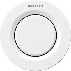 Poussoir pneumatique à encastrer blanc brillant – GEBERIT – 116.040.11.1 Promotion Saisonnière