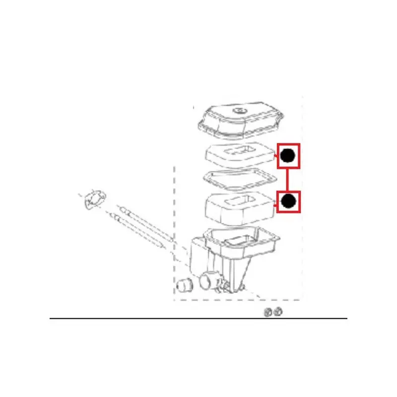 Offre Du Jour Filtre à air pour tondeuse Mc Culloch à moteur Ratto RV110