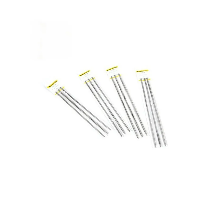 Lime d‘affûtage de chaîne Hobby. x12. Ø 4,8 mm. Longueur 200 mm Petit Prix