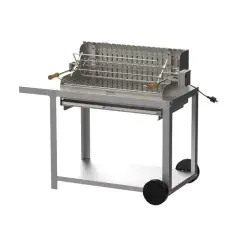 Barbecue IRISSARRY 78×32 inox + chariot – LE MARQUIER – BCI78IV2 Offre Spéciale