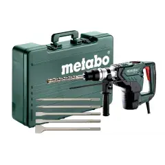 Meilleur Choix Perfo-burineur SDS-Max 1100W KH 5-40 avec jeu de burins + coffret plastique – METABO – 691057000