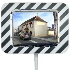 Retour Gratuit Miroir routier conforme 600 x 800mm – SOCOMIX – ZEBRIX 6801-EVO