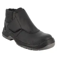 Chaussure de sécurité haute S1P SRC cuir grainé noir T41 – SINGER – ST280.41 Dernière Chance