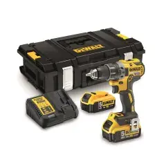 Réduction Perceuse visseuse 18V XR + 2 batteries 5Ah + chargeur + coffret TSTAK – DEWALT – DCD791P2-QW