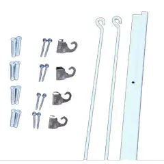 Meilleur Choix Kit cimaise laqué blanc en 2m – CIVIC INDUSTRIE – 23145342