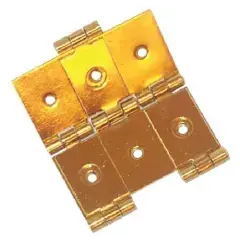 Charnière de paravent en laiton poli hauteur 93mm dimension 60x25mm – MONIN – 428430 Livraison Express