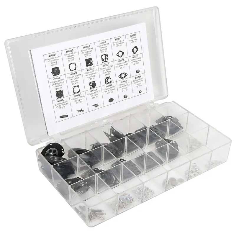 Coffret assortiment membranes remplace Tillotson 180 pièces Commander Vite