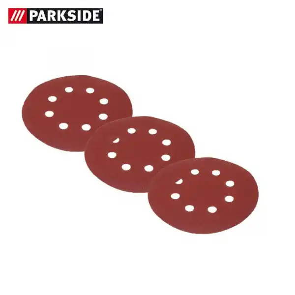 Feuille Abrasive 3 x Grains 120 Pour Ponceuse PARKSIDE – Haute Qualité, Longue Durée de Vie Dernier Modèle