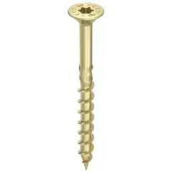 Dernier Modèle Vis tête fraisée torx HECOFIX filetage partiel 6x120mm zingué jaune – HECO – 61134