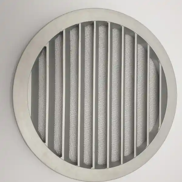 Acheter En Ligne Grille de ventilation ronde 25RKM D275 en aluminium avec bride D250