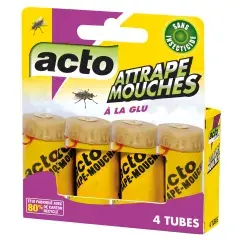 Prix Choc Attrape-mouches à la glu 4 pièces – ACTO INSECTICIDES – AMOU3