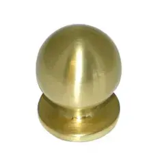 Bouton boule de diamètre 25mm en zamak sur platine doré – CADAP – 00401/1S Jusqu&rsquo;à Épuisement Des Stocks