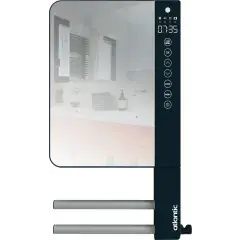 Sèche-serviette électrique soufflant 1800W TELIA avec miroir et barres – ATLANTIC – 720111 Paiement Sécurisé